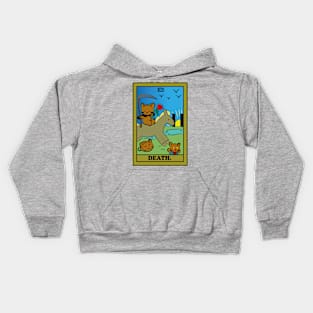 TAROT CARDS | DEATH. | CAT Kids Hoodie